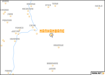 map of Manhambane