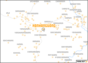 map of Manhang-dong