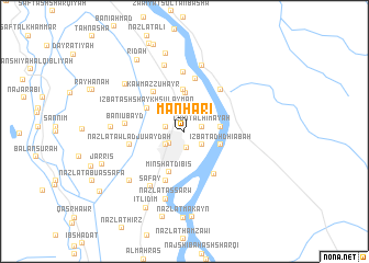 map of Manharī