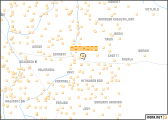 map of Manharo