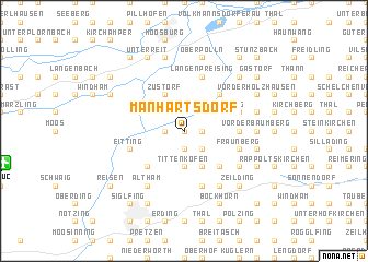 map of Manhartsdorf