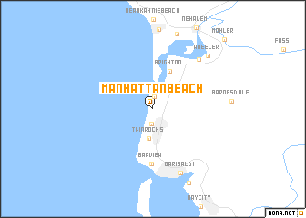 map of Manhattan Beach