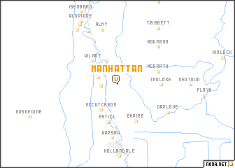 map of Manhattan