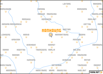 map of Mān Hawng