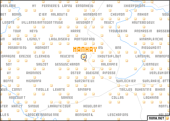 map of Manhay