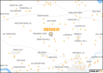 map of Manheim