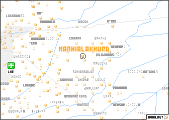 map of Manhiāla Khurd