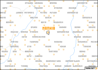 map of Manhia