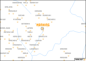 map of Mān Hing