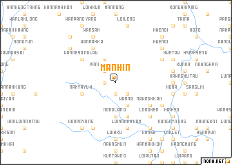 map of Mān Hin