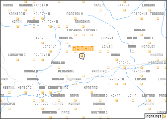 map of Mān Hin