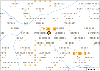 map of Mān Hin