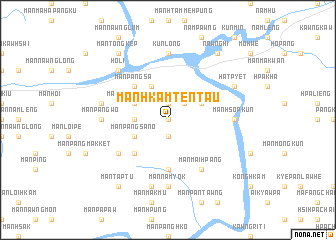 map of Mān Hkamten-tau