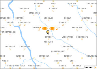 map of Mān Hkang