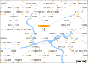 map of Mān Hka