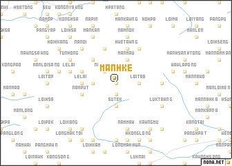 map of Mān Hke