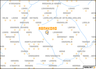 map of Mánhkomo