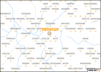 map of Mān Hkum