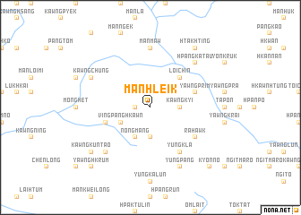 map of Mān Hleik