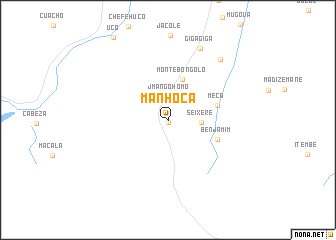 map of Manhoca