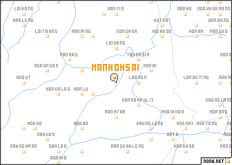 map of Mān Ho-hsai