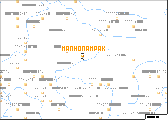 map of Mān Honampak