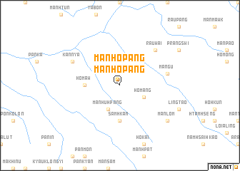 map of Mān Ho-pang