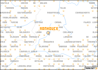 map of Manhouce