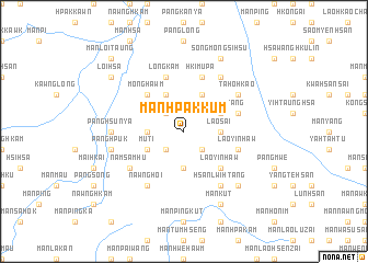 map of Mān Hpakkum