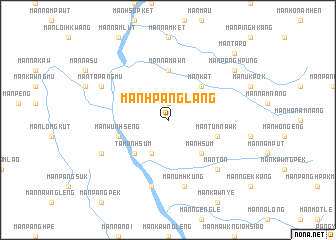 map of Mān Hpanglang