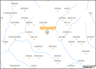 map of Mān Hpan