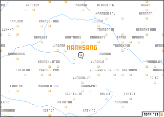 map of Mān Hsang