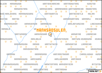 map of Mān Hsao-su-lēn