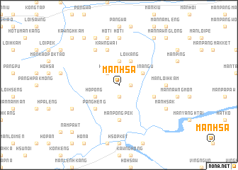 map of Mān Hsa