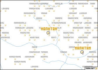 map of Man Htam