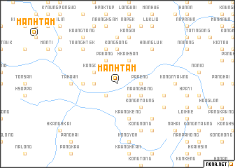 map of Mānhtām