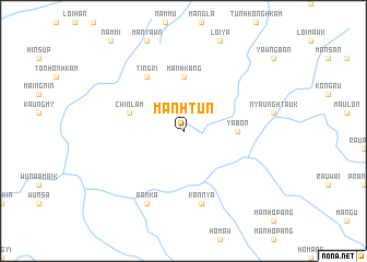map of Mān Htun