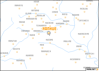 map of Mânhuè