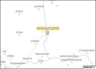 map of Manhungane