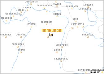 map of Manhŭng-ni