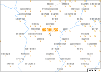 map of Manhusa