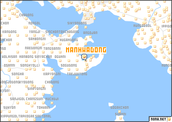 map of Manhwa-dong