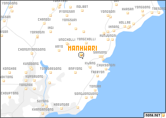 map of Manhwa-ri