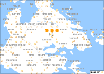 map of Manhwa