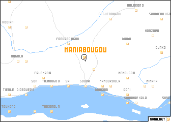 map of Maniabougou