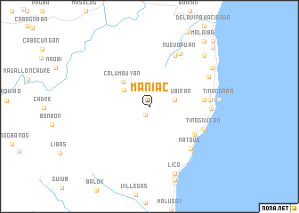 map of Maniac