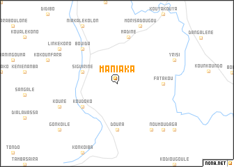 map of Maniaka