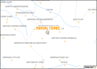 map of Manialtepec