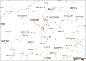 map of Maniama