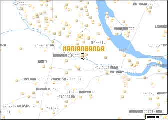 map of Māniān Bānda